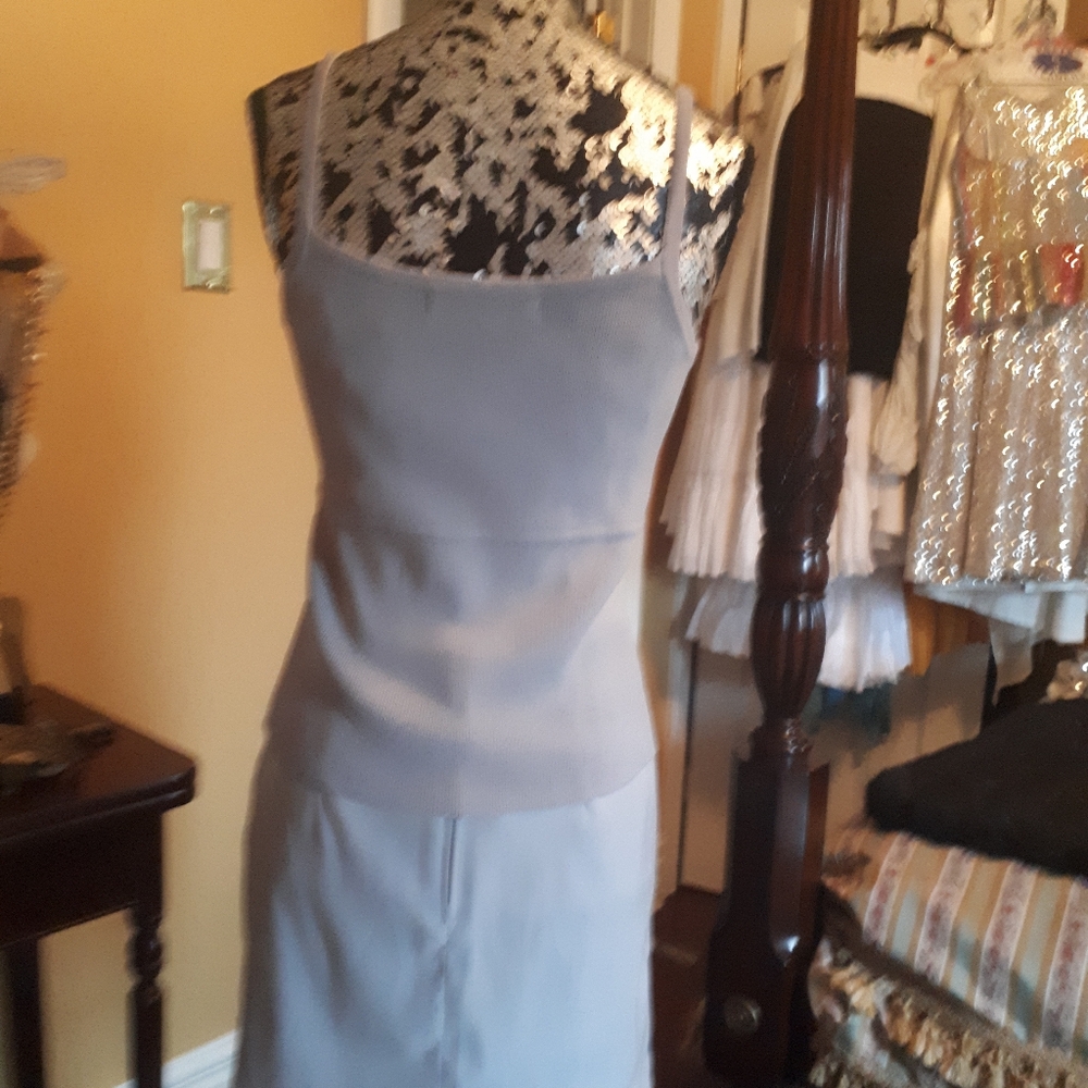 Silver mini skirt - Picture 4 of 9